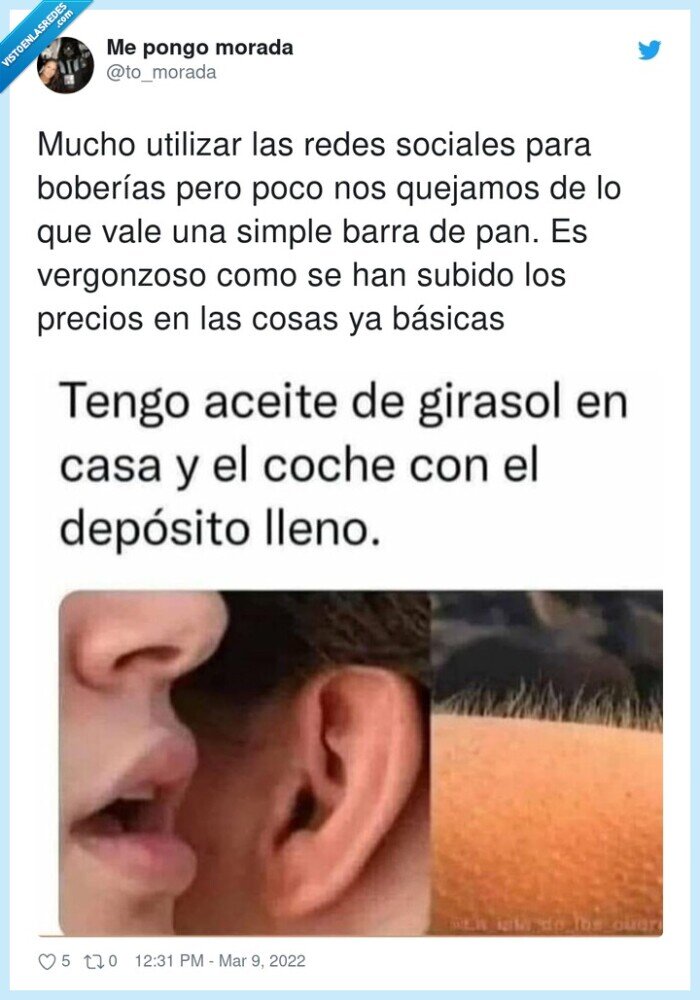 aceite de girasol,caro,coche,gasolina