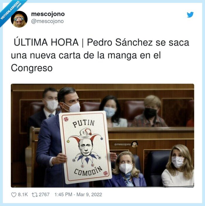 última,pedro sánchez,congreso,nueva carta,putin