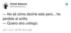 Enlace a Cambia de urólogo, por @ChisteSebaceo