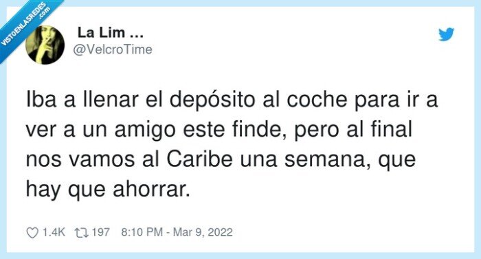 depósito,ahorrar,semana,finde,caribe,gasolina