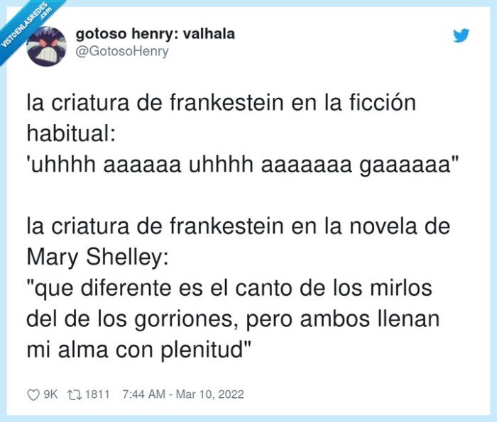 frankestein,gorriones,diferente,criatura,plenitud