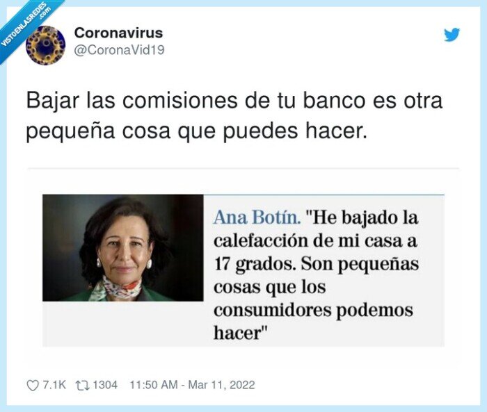 comisiones,banco santander,ana botín,bajar,banco