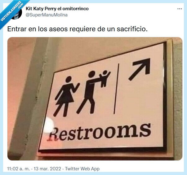 sacrificio,aseos,niño