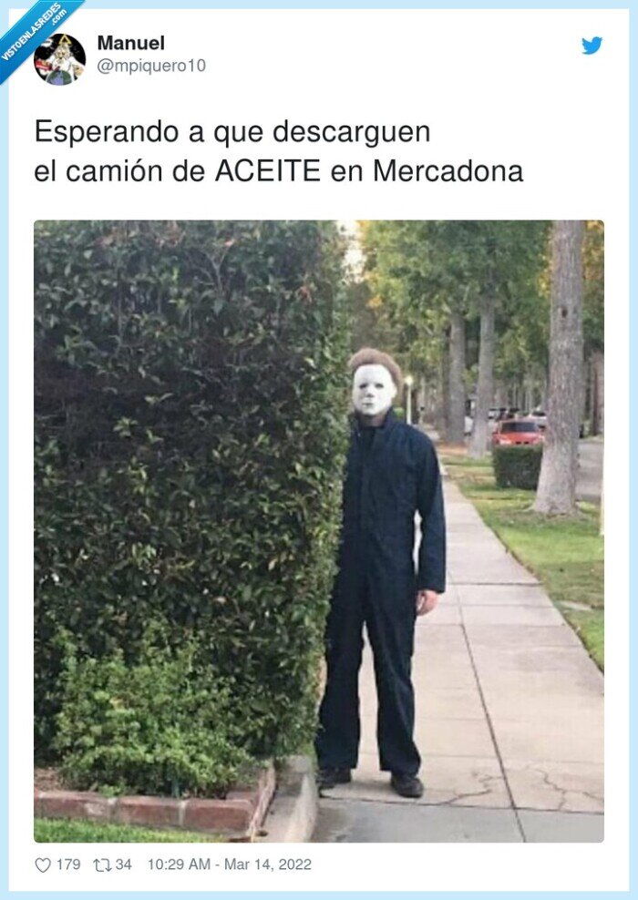 esperando,mercadona,camión,aceite