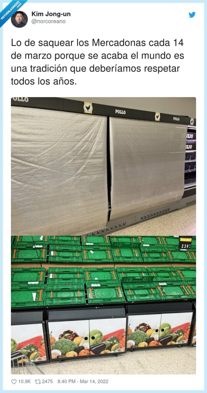 mercadonas,tradición,respetar,saquear