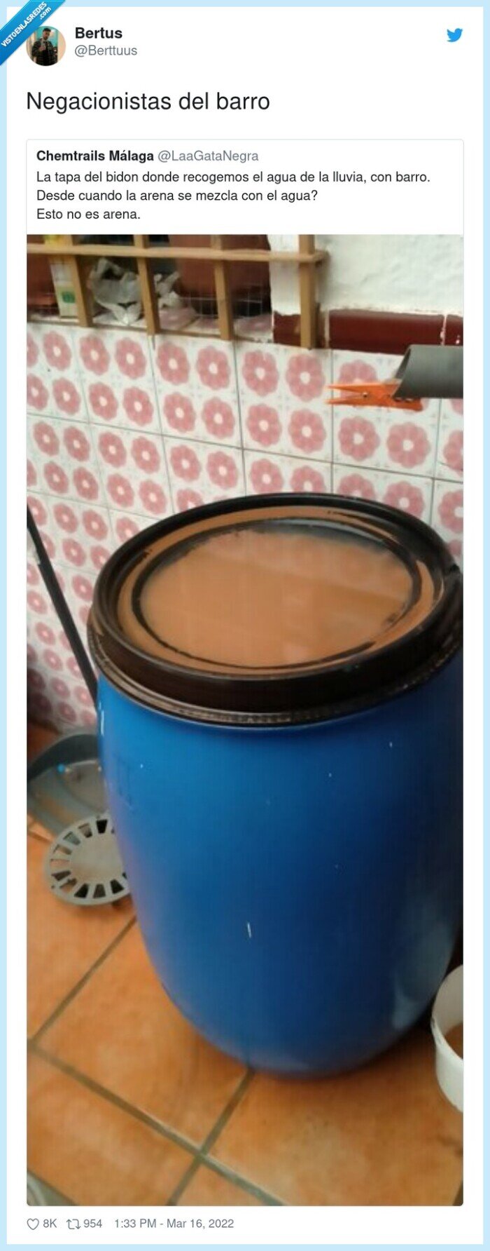 negacionistas,barro,calima,arena