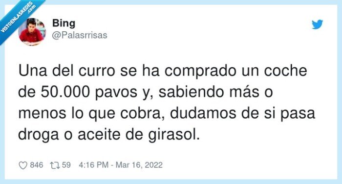 comprar,cochazo,girasol,dudamos,aceite,cobrar