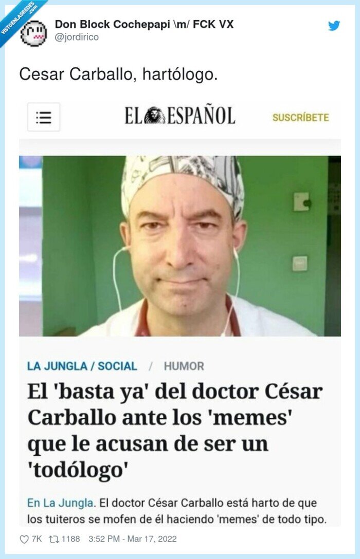 hartólogo,cesar carballo,harto,memes