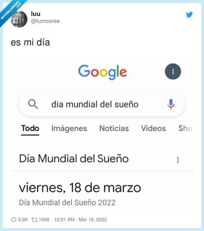 día,sueño,18 de marzo