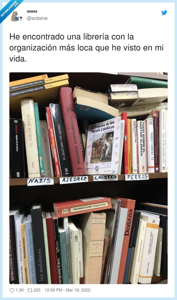 organización,librería,loca