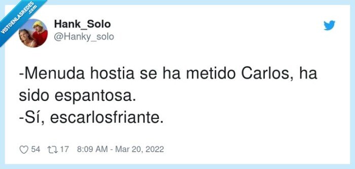 escarlosfriante,espantosa,carlos