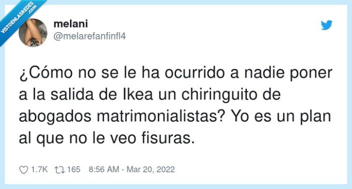 matrimonialistas,chiringuito,ikea,salida,peleas,abogados,fisuras