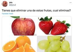 Enlace a ¿Qué fruta eliminarías? por @2jolu2