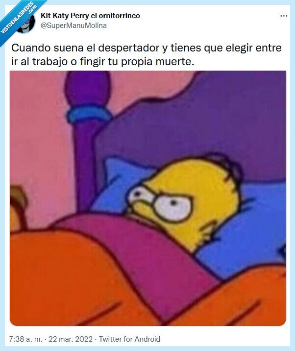 despertador,sonar,muerte,fingir,trabajo