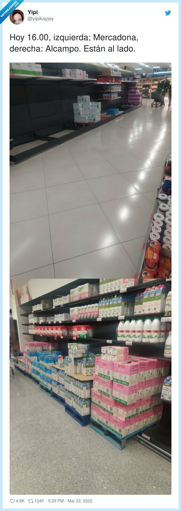 mercadona,izquierda,derecha,alcampo,diferencias,comida