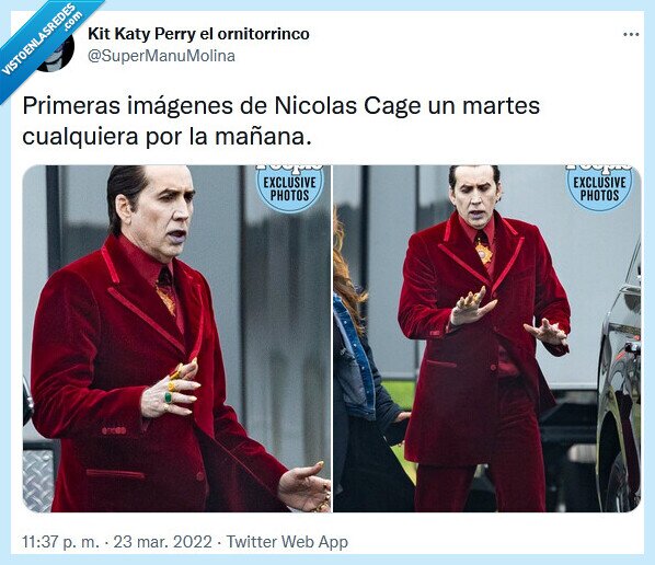 nicolas cage,martes,imágenes,primeras