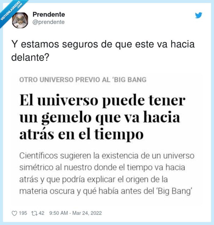 universo,gemelo,atrás en el tiempo