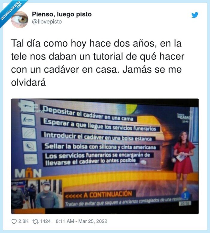 coronavirus,cadáver,tutorial,televisión,jamás,tv