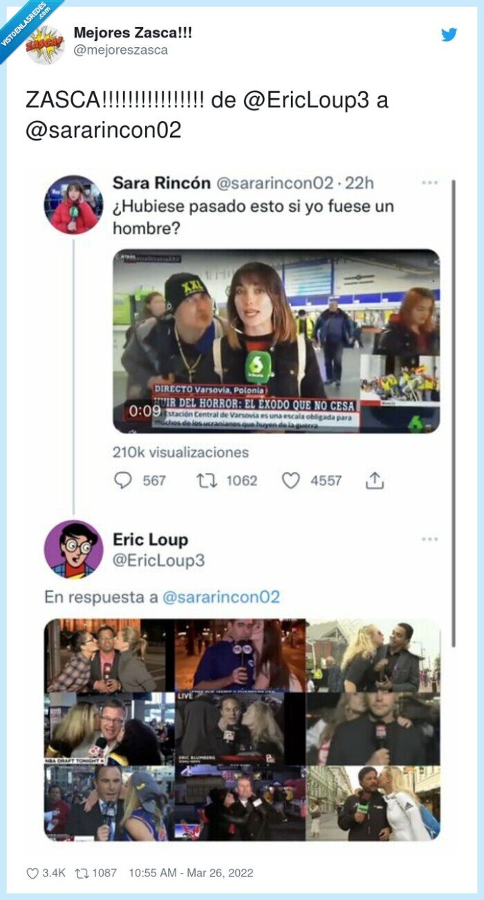 reporteros,chicas,chicos,acoso,besar