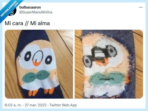 alma,cara,calcetín