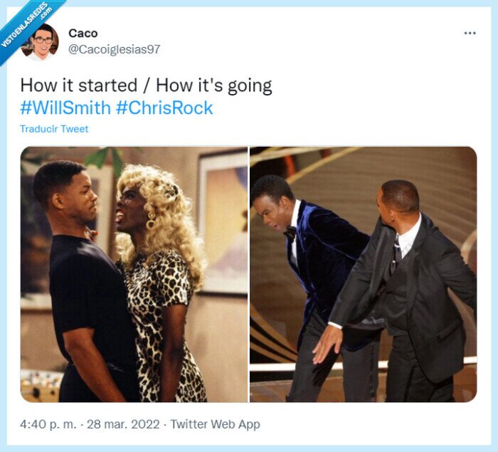 will smith,chris rock,oscar,el principe de bel air