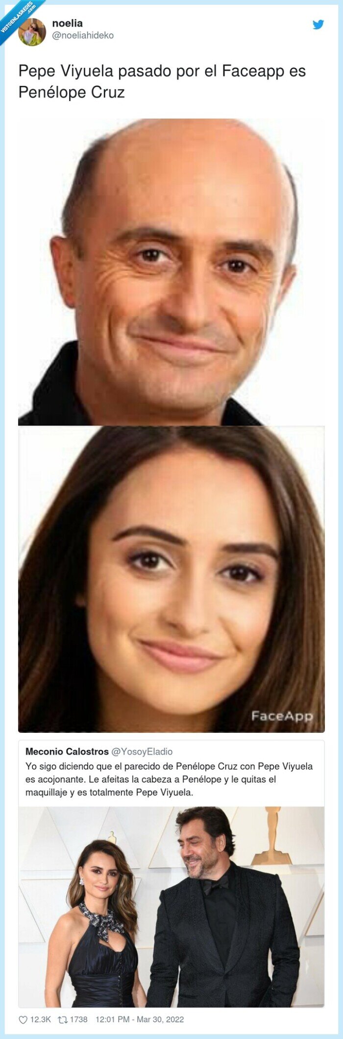 pen élope cruz,faceapp,clavados,pepe viyuela