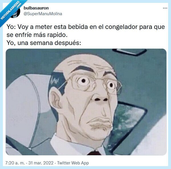 congelador,bebida,olvidar