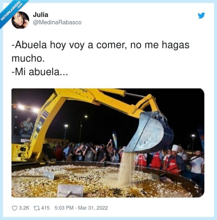 abuela,comer,mucho,grua