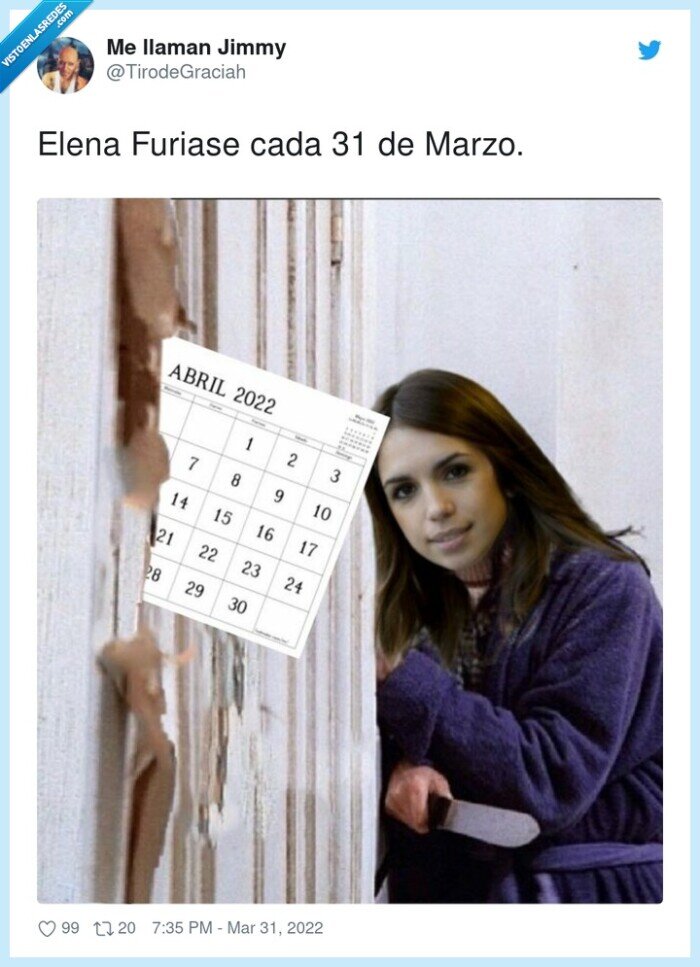 elena furiase,abril,31 de marzo,viral