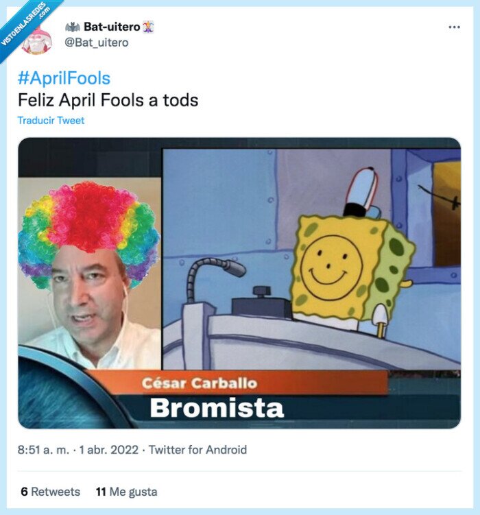 cesar carballo,1 de abril,april fools day,bromista