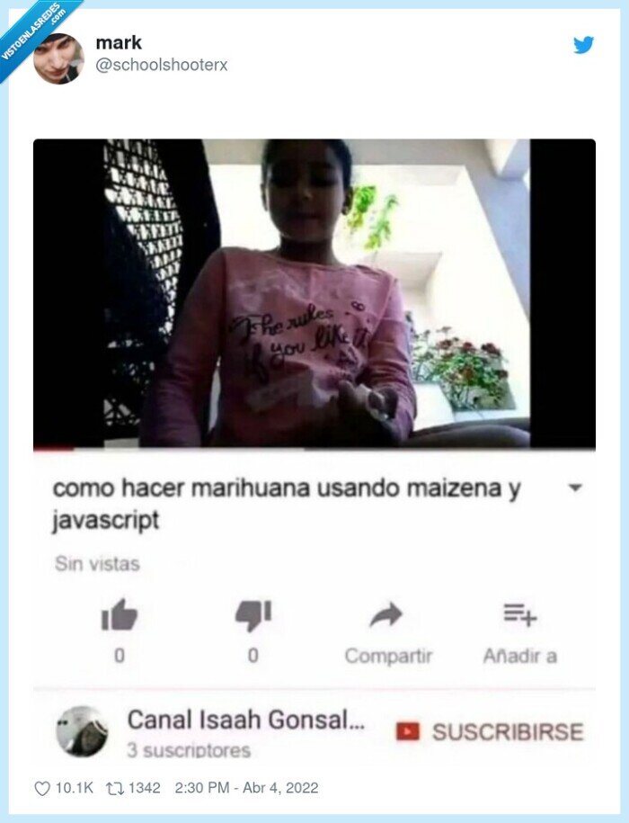 marihuana,maizena,javascript,mezcla