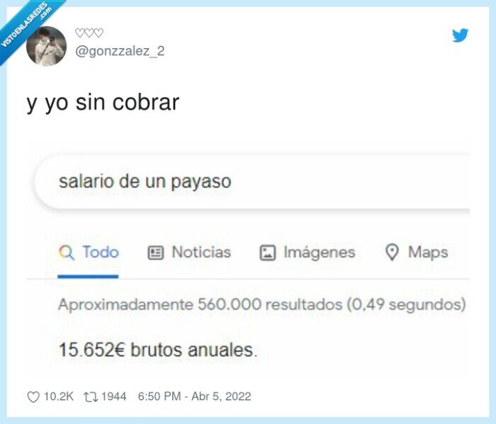 cobrar,salario,payaso