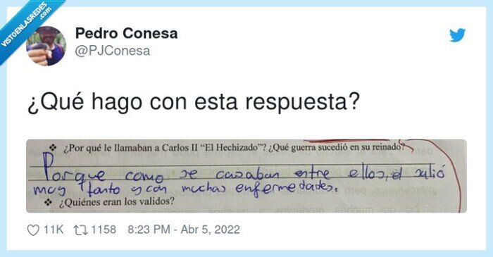 respuesta,niños,carlos ii,reyes,examen