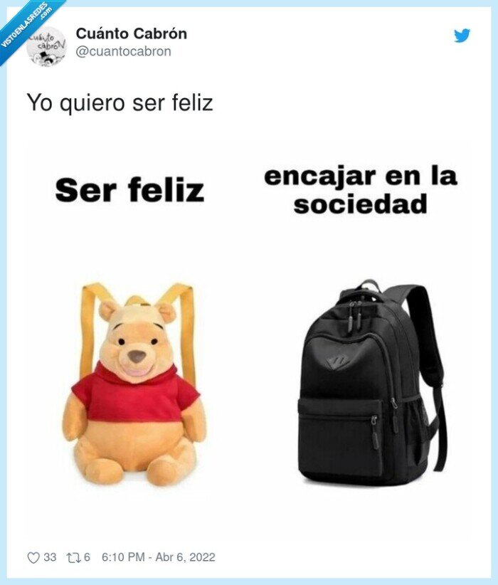 mochila,feliz,winnie the pooh