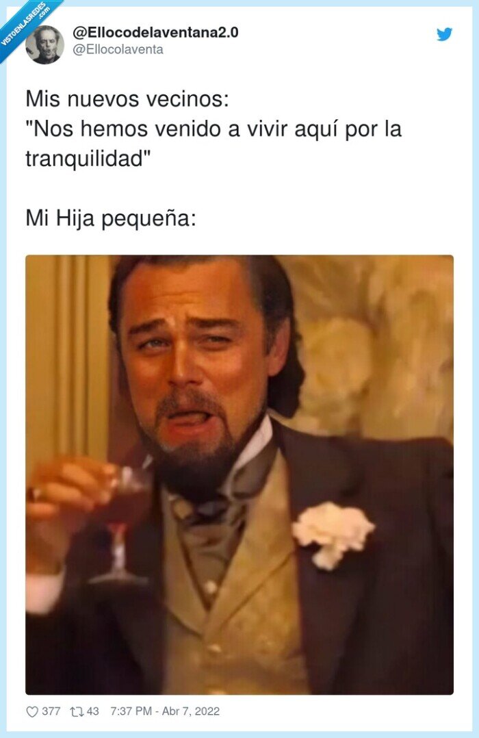 tranquilidad,nuevos vecinos,hija pequeña,dicaprio