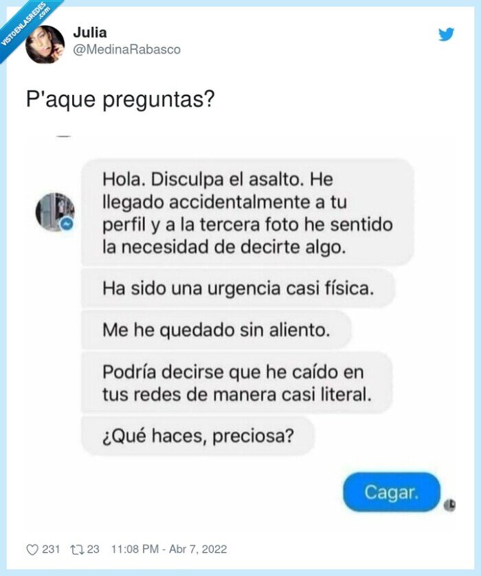 preguntas,ligar,cortar por lo sano