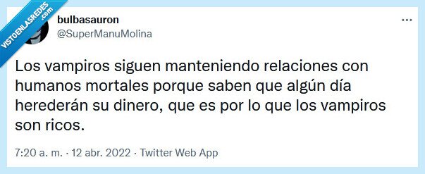 vampiros,relaciones,herencia,ricos