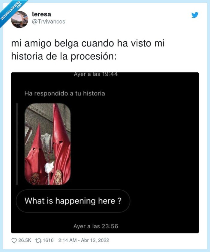 procesión,historia,semana santa,nazarenos,amigo,belga