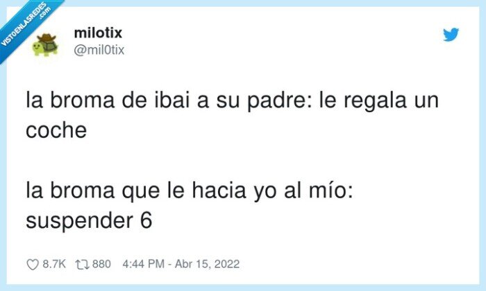 suspender,regalar,broma,padre,coche,ibai llanos
