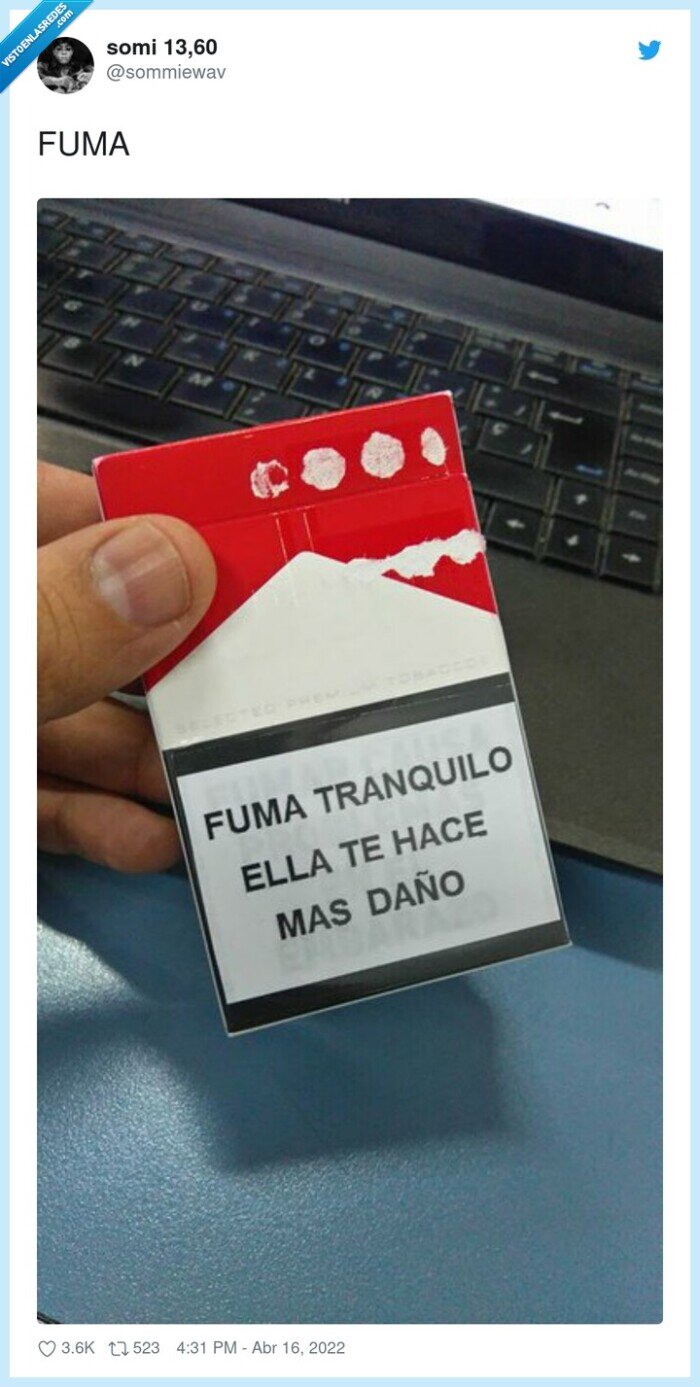 fuma,paquete,tranquilidad,hacer daño