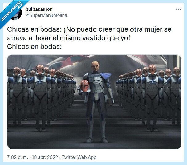 bodas,star wars,clones,vestido