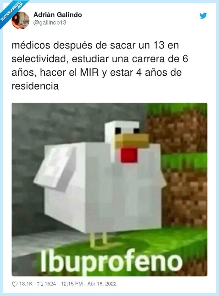 selectividad,residencia,médicos,recetar,ibuprofeno,estudiar,carrera