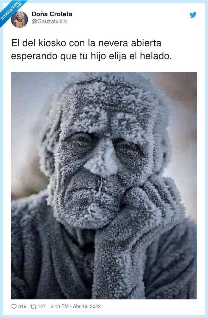 esperar,nevera abierta,kiosko,helado