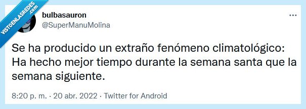 clima,fenómeno,semana santa,calor,frío