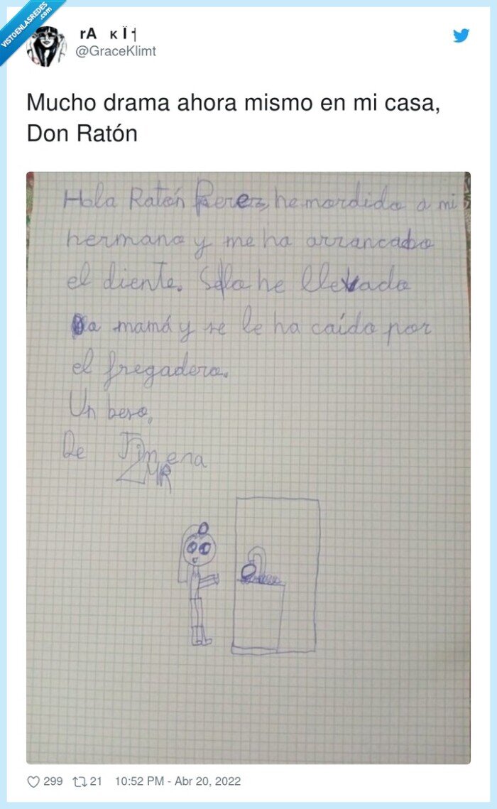 ratón,diente,drama,casa