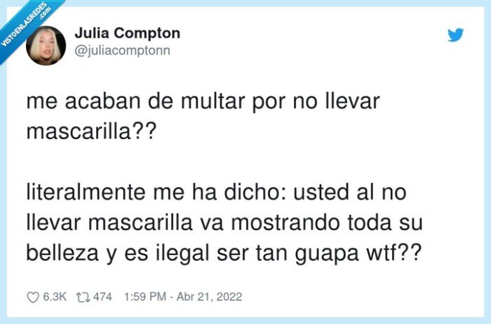 literalmente,mascarilla,mostrar,belleza,multar,ilegal