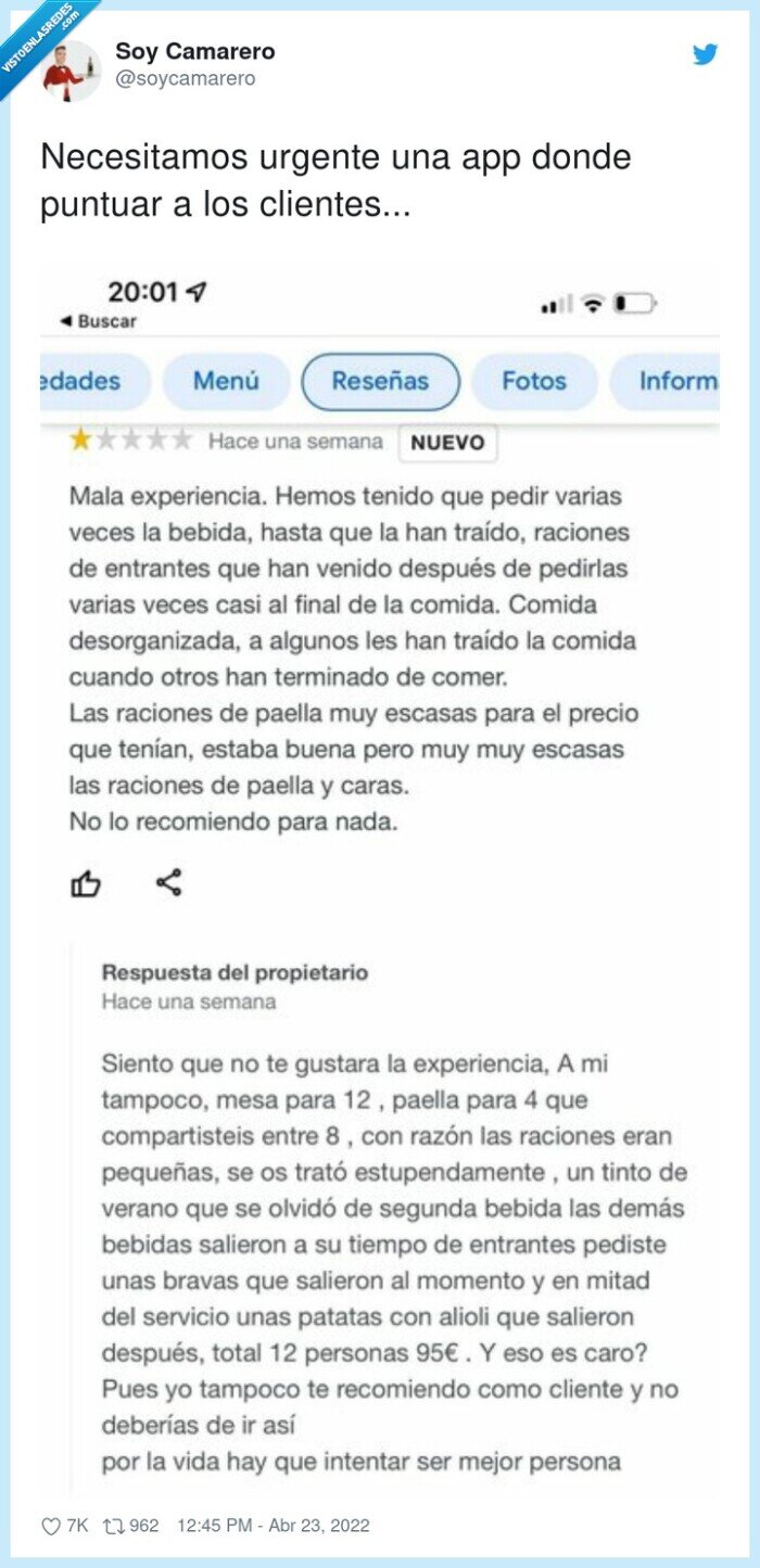 puntuar,reseñas,restaurantes,wtf