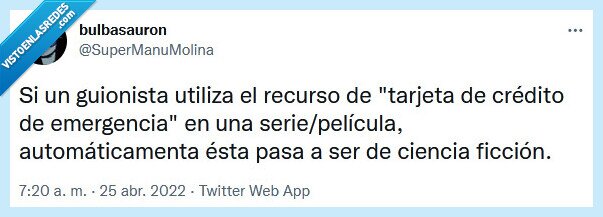 tarjeta,crédito,emergencia,guionista