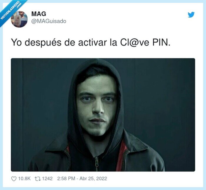 activar,mr robot,pin,clave