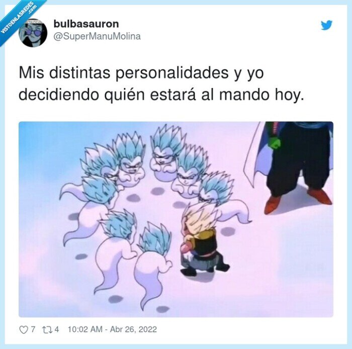 personalidades,decidiendo,distintas,dragon ball